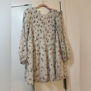 Wilfred Cream Floral Dress